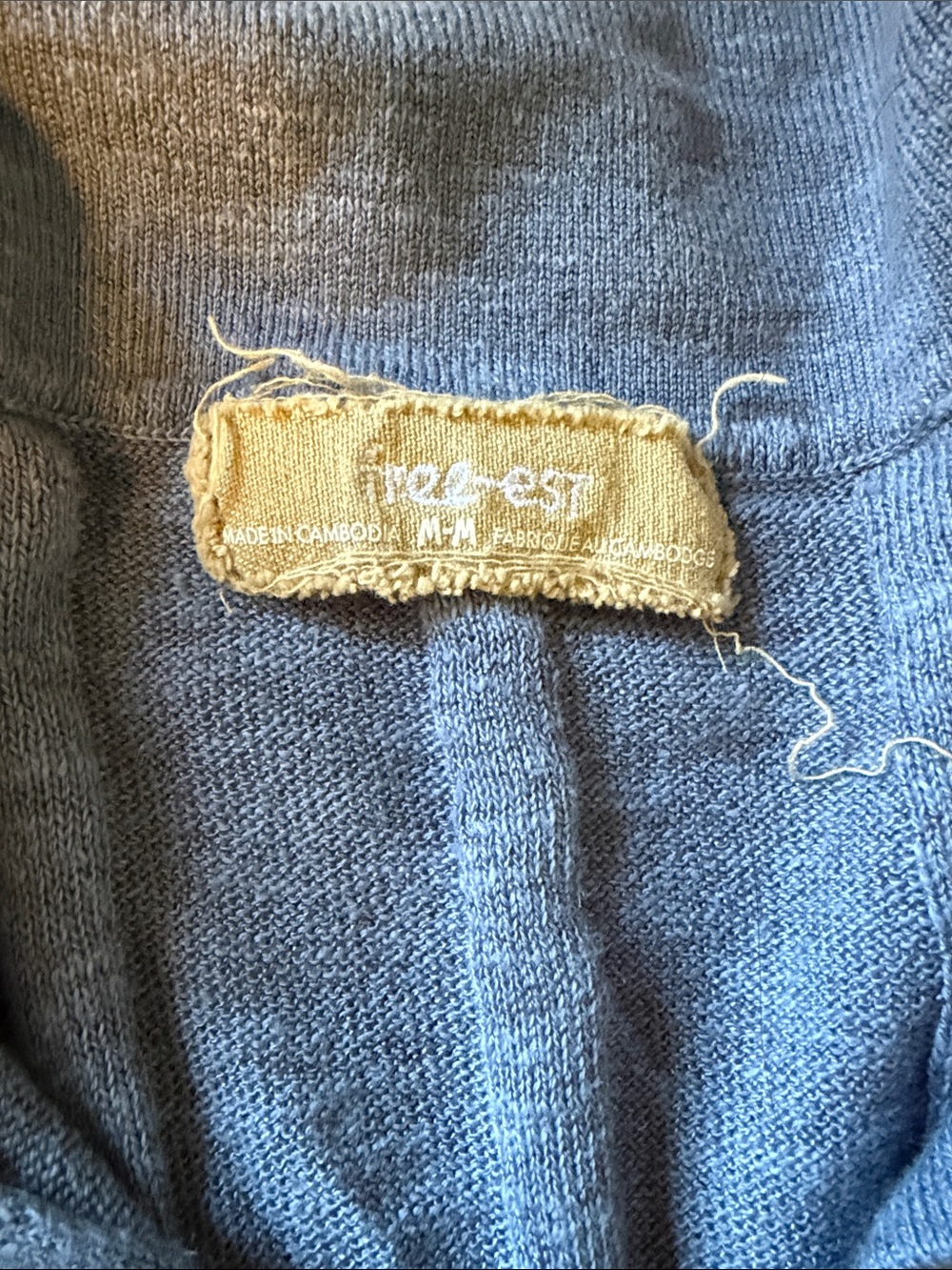 Free People Blue Ribbed Two-Piece Set - Picture 2 of 5